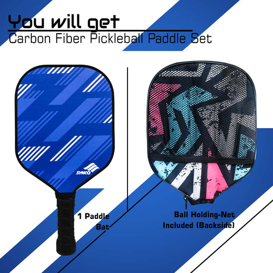Synco PickleBall Paddle slash Blue Set cover