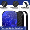 Synco PickleBalls Paddles Blue Build qualiy