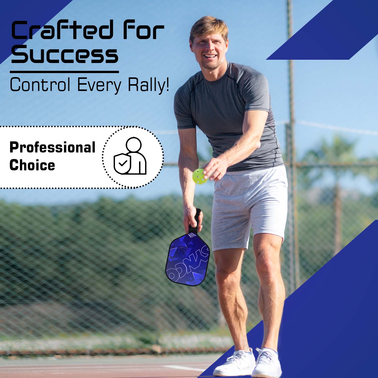PickleBall synco Paddles Blue