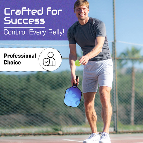 Synco  professional Pickleball Paddle Set Hybrid Max Blue 