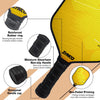 Synco Pickleball Paddle Set Hybrid Max Yellow  design features construction