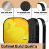 Synco Pickleball Paddle Set Hybrid Max Yellow build quality