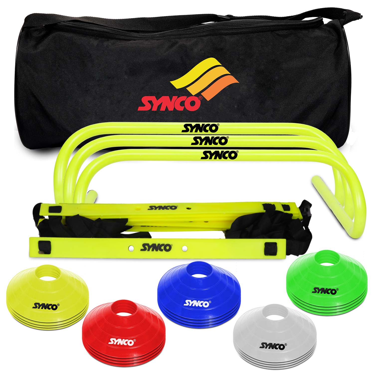 Synco Space marker hurdle bag combo set