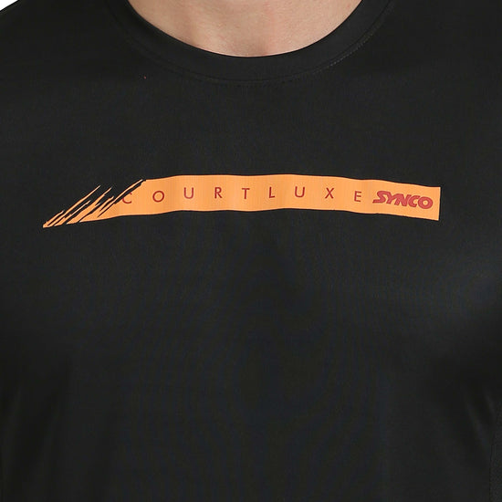 Synco Luxe Performance Tshirt Black front 