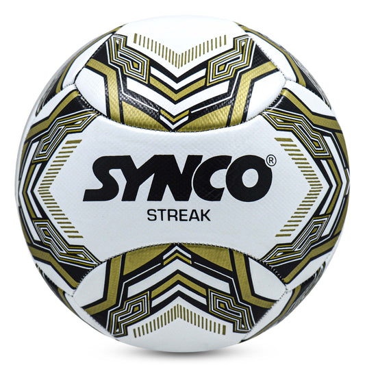 Synco Streak Football Golden white Front