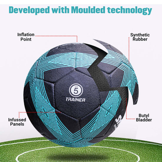 Synco Synergy Trainer football  Rubber Moulded black build quality