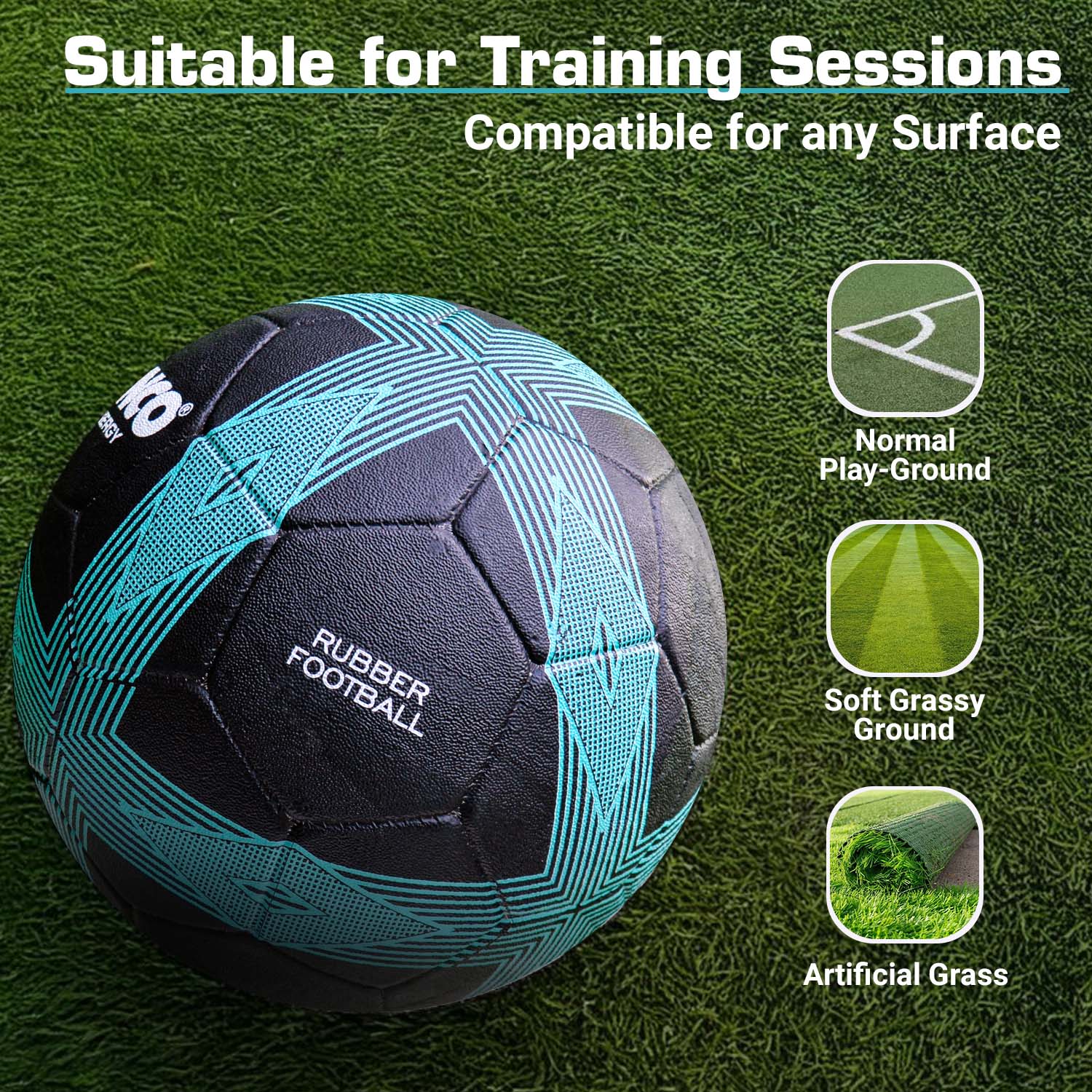 Synco Synergy Trainer black football strong build