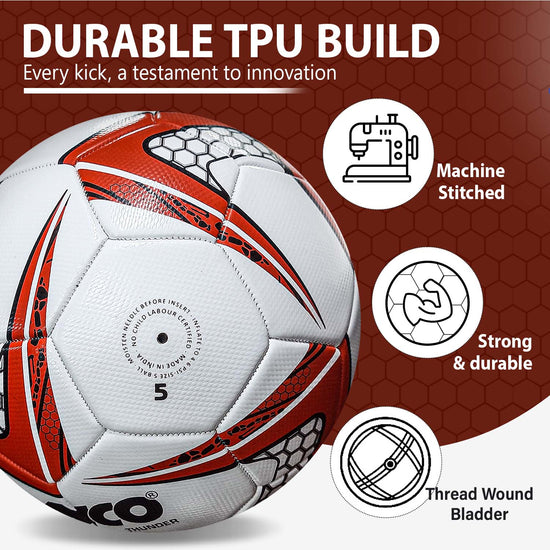 Synco Thunder Football  durable build features