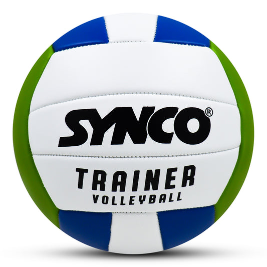 Synco Green Blue Trainer Volleyball Front