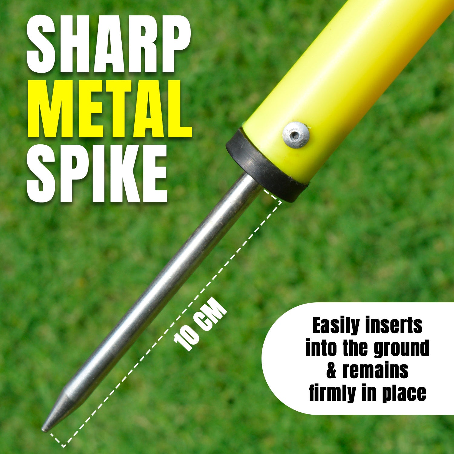 Synco Training Sharp metal spike with yellow handle on 