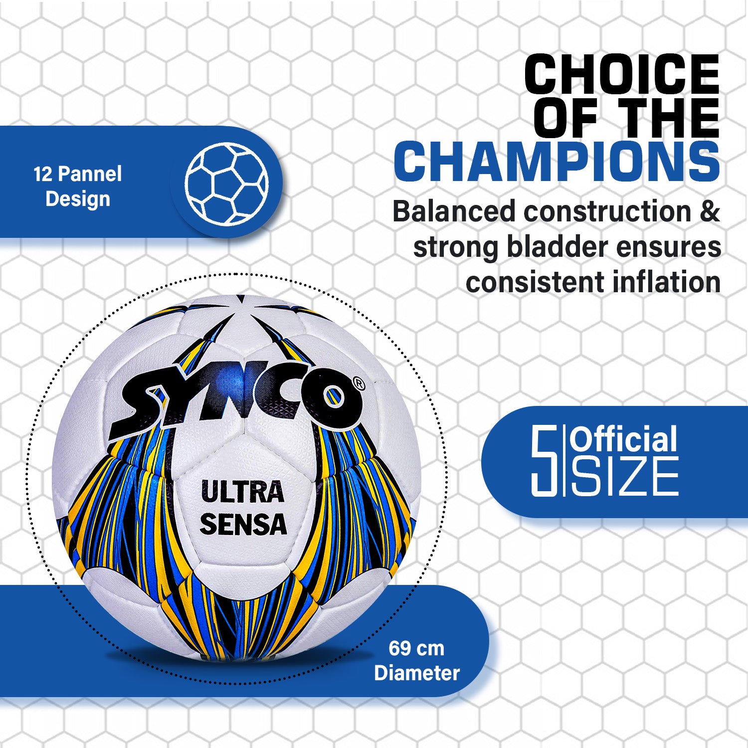 Synco Ultrasensa Football size 5