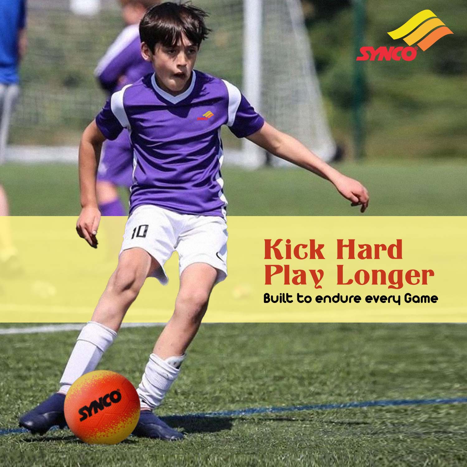 Synco orange Vortex Football outdoor play