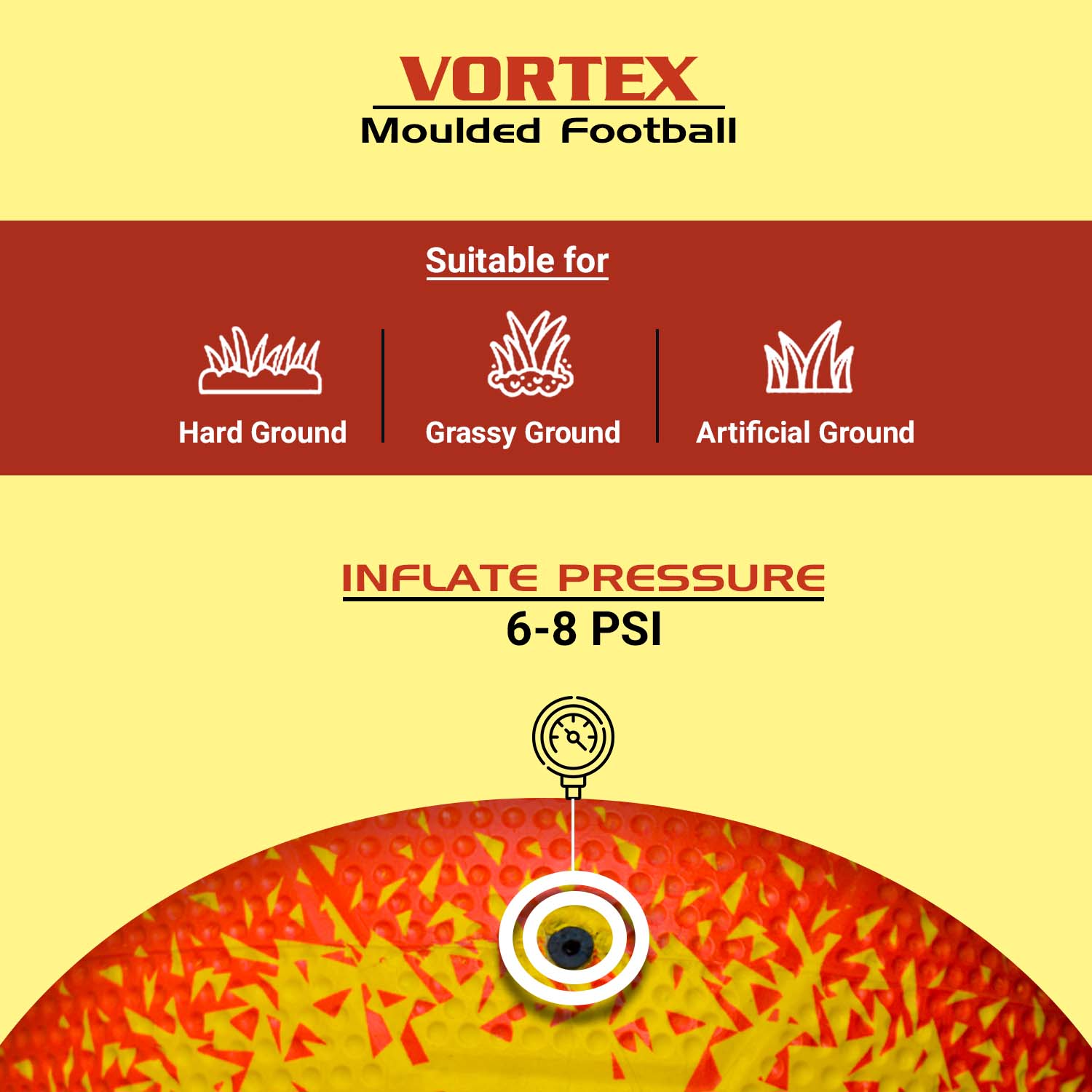 Synco Vortex Football durable built