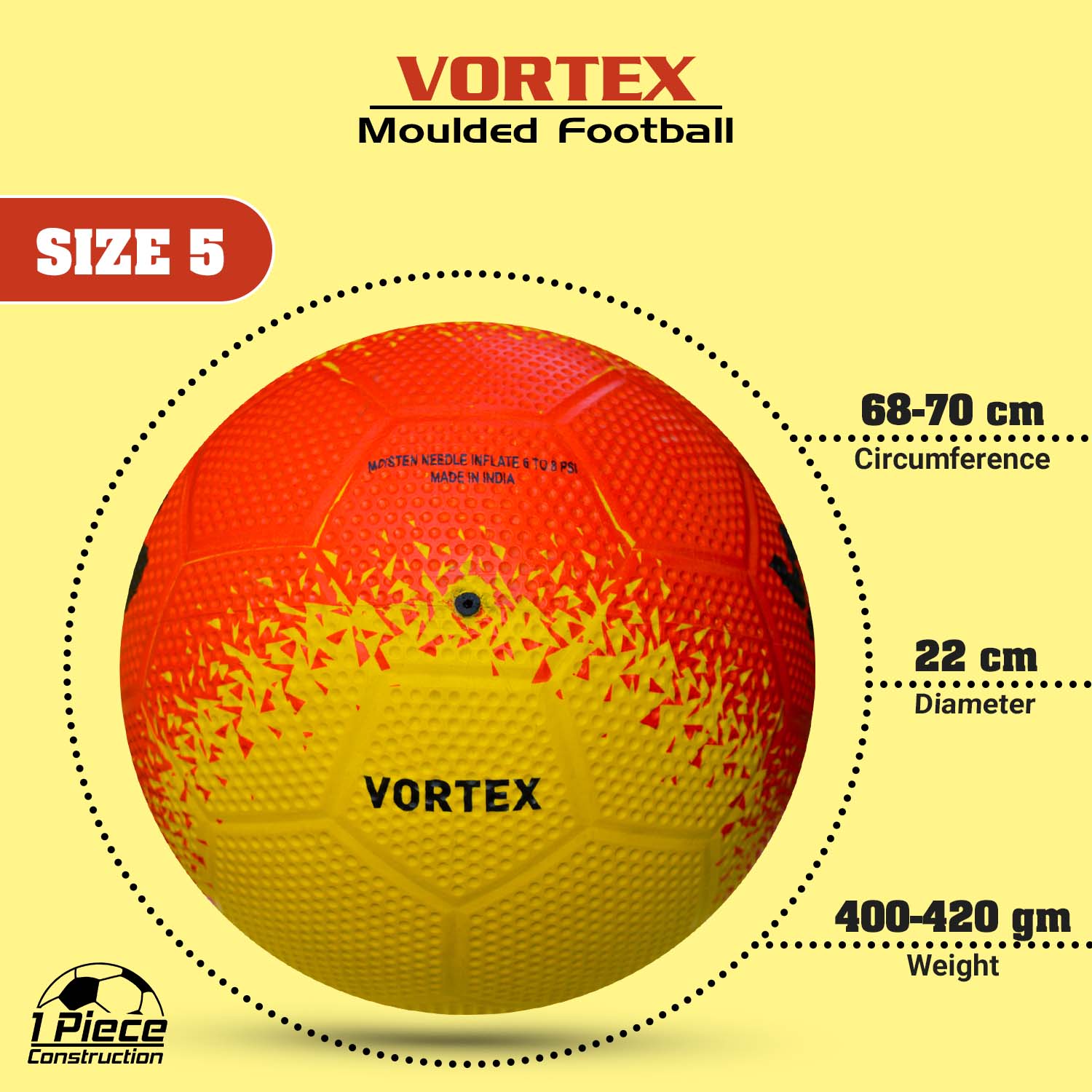 Synco Vortex Football size 5