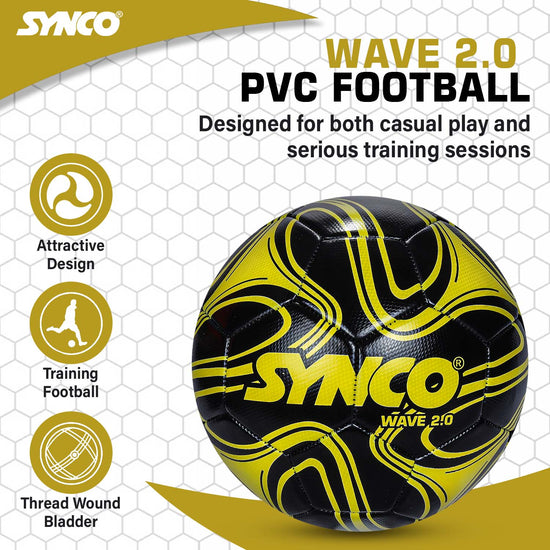 Synco Wave 2.0 PVC stiched football designing