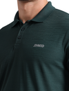 Synco Zen Polo Tshirt for Men green colour side front top 