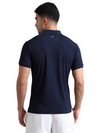 Synco Zen Polo Tshirt for Men Blue back 