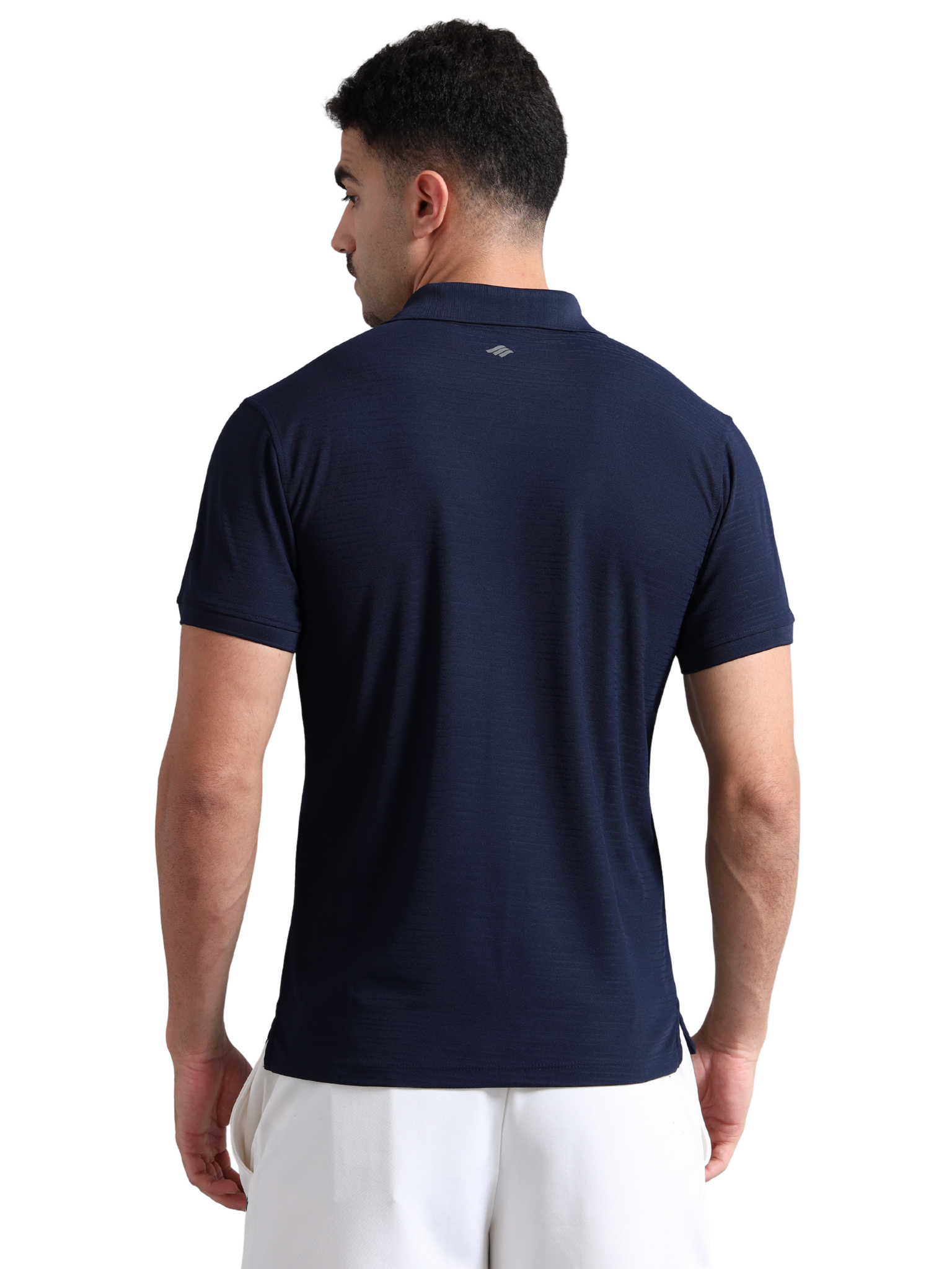 Synco Zen Polo Tshirt for Men Blue back 