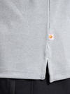 Synco Zen Polo Tshirt for Men(Grey) side bottom 