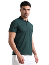Synco Zen Polo Tshirt for Men green colour side front 
