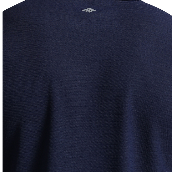 Synco Zen Polo Tshirt for Men in blue colour back top 