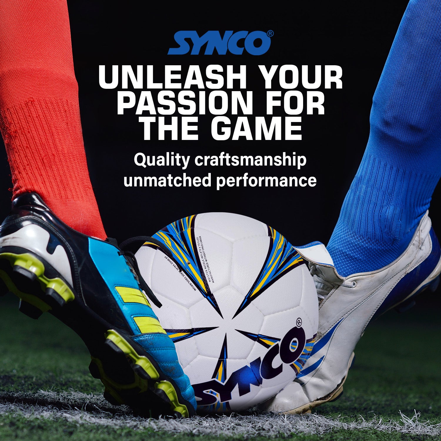 Synco football white