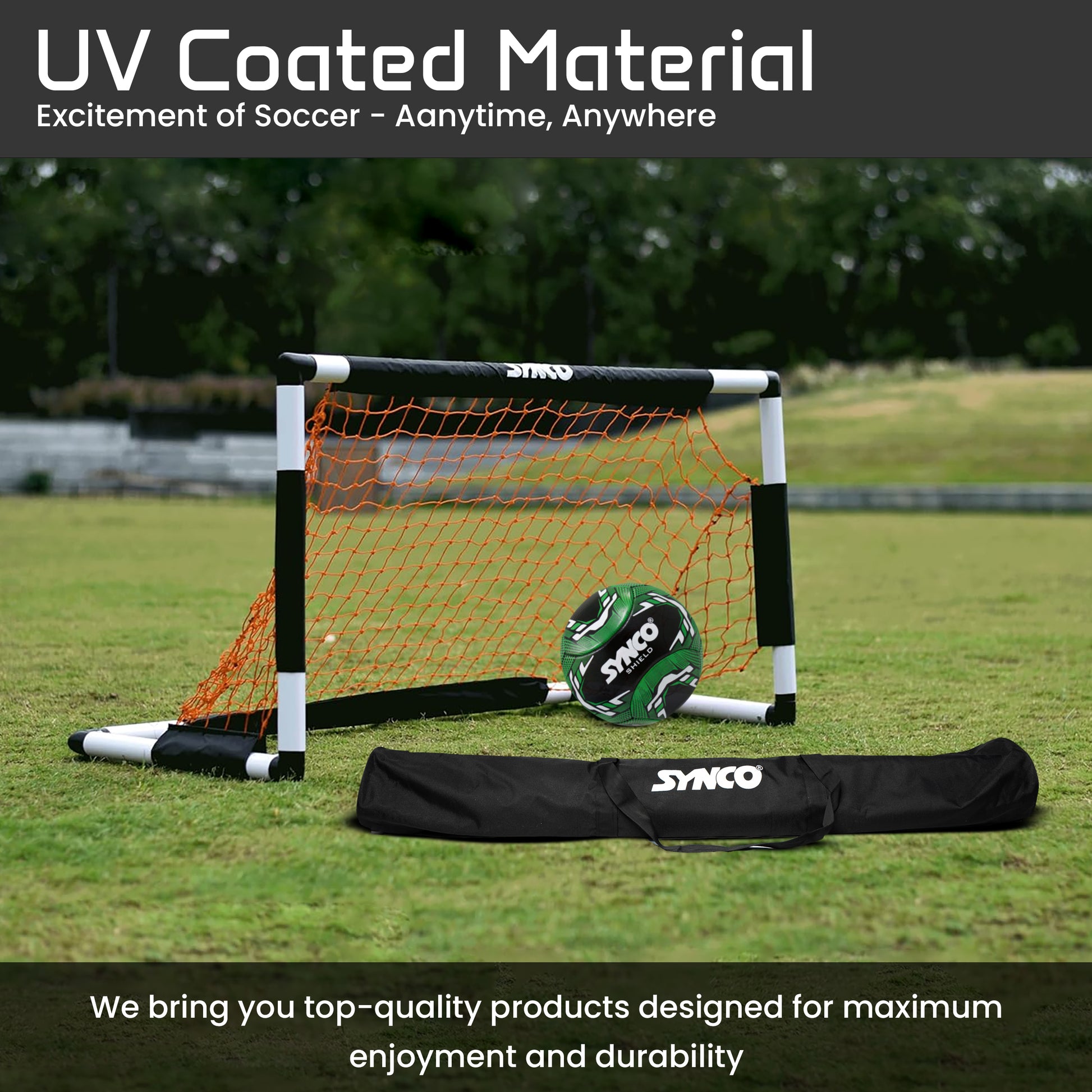 Synco kids goal post with  carry bag 