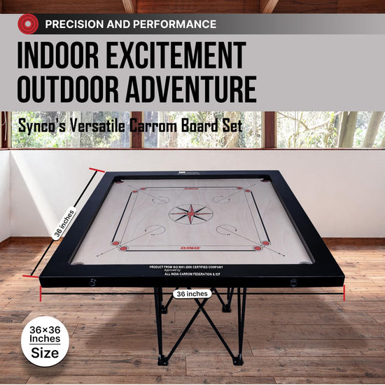 Synco Wooden CarromBoard 