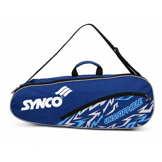 Badminton Kit Bags 42L Blue & White | Synco