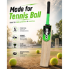 Wooden Cricket Bat Dominator Poplar Willow Orange & Green | Synco