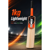 Wooden Cricket Bat Dominator Poplar Willow Orange & Green | Synco