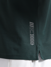 Synco Zen Polo Tshirt for Men green colour side bottom 