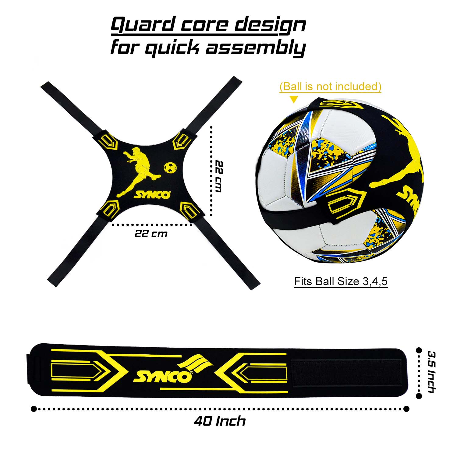 Football  training belt  design  ratio Synco