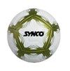 Synco Embossed Football | 4mm Texturized TPU Football with TPE Foam | Golden White Color Size- 5