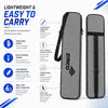 Cricket Bat Cover Premium Padded Blue & Grey | Synco