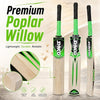Wooden Cricket Bat Dominator Poplar Willow Orange & Green | Synco