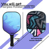 Synco Pickleball Paddle Hybrid Blue | Pickleball Racket Lightweight with 16mm Thickness