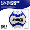 Synco Prisma Football | TPU Machine Stitched Football | 6 Panel Professional Soccer Ball | Football Match Ball with HydraLock Tech | Football for Training and Matches | Training Soccer Ball Size 5