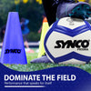 Synco Prisma Football | TPU Machine Stitched Football | 6 Panel Professional Soccer Ball | Football Match Ball with HydraLock Tech | Football for Training and Matches | Training Soccer Ball Size 5