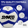 Synco Prisma Football | TPU Machine Stitched Football | 6 Panel Professional Soccer Ball | Football Match Ball with HydraLock Tech | Football for Training and Matches | Training Soccer Ball Size 5