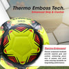 Synco Neo Embossed Football | 12 Panel Thermo Fusion Football Match Ball | TPU Machine Stitched Football for Hard Ground | Professional Football Ball for Training and Matches, Size-5