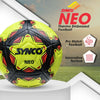 Synco Neo Embossed Football | 12 Panel Thermo Fusion Football Match Ball | TPU Machine Stitched Football for Hard Ground | Professional Football Ball for Training and Matches, Size-5