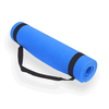 Synco Yoga Mat with Carrying Strap (Color: Blue)