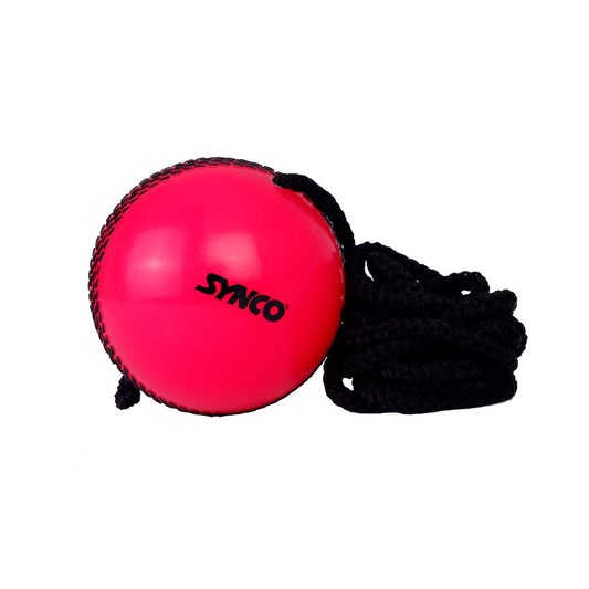 Synco Cricket Ball/Hanging/Training/Knocking Ball with Cord for Batting Practice - One Pc