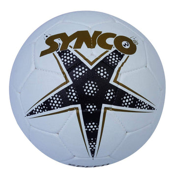 Synco World Cup Speed Plain Moulded Football/Soccer Ball | Durable Football/Soccer Ball | for Training, Match Purpose- Size 5 | Color- White