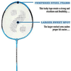 Synco Aluminum Blend Badminton-Racket, Set of 2 with Two Shuttles, with Full-Cover (Assorted)