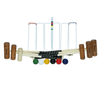 Synco Croquet Sport Family Croquet Set 6 Player, Family Set with Croquet Balls and Accessories (38 Inch), Perfect for Lawn, Backyard, Parks and Gardens for Fun, Party and Family Games.