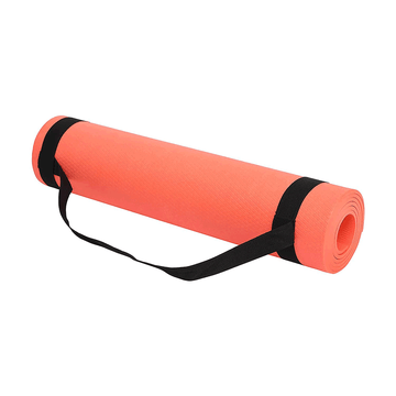 Synco 6mm Yoga Mat with Carrying Strap Color Peach