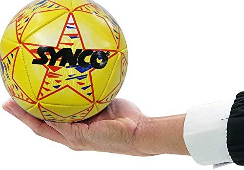 Synco Mini Footbal for 1-4 <br>Years Kids (Yellow) - 4