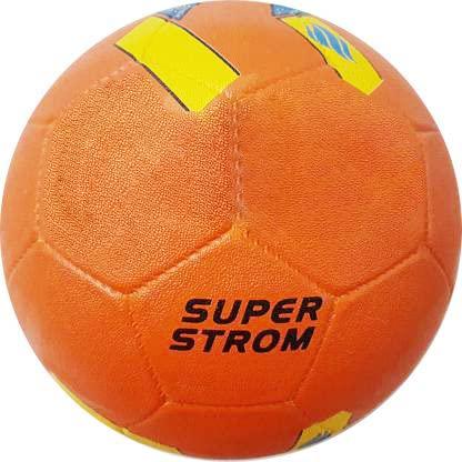 Synco Superstorm Football <br>Size-5 | Street Rubber Molded <br>Soccer Ball (Orange) - 3